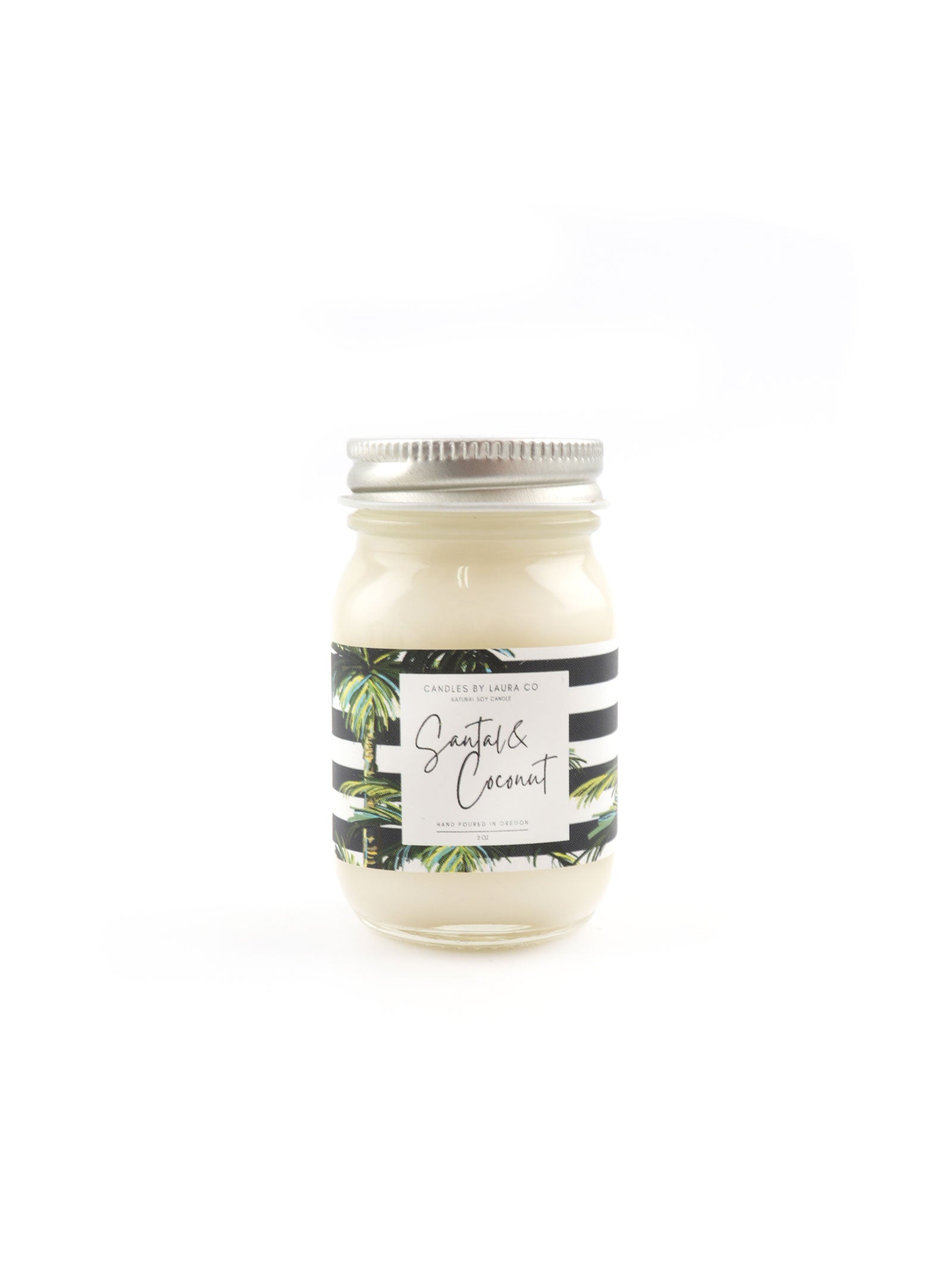 MINI MASON JAR 2 OZ SOY CANDLE