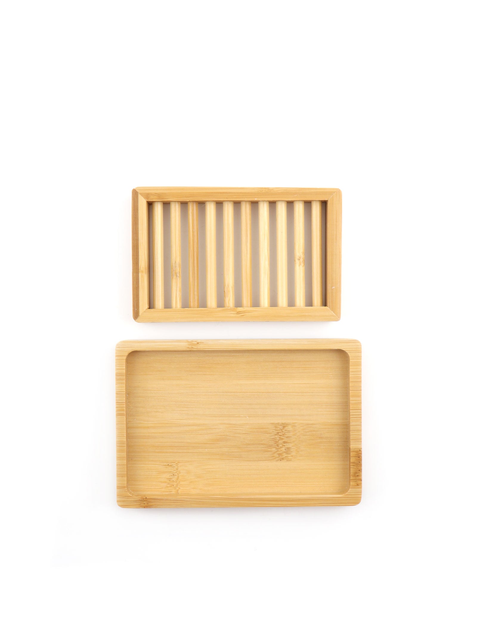 DUAL LAYER BAMBOO SOAP DISH